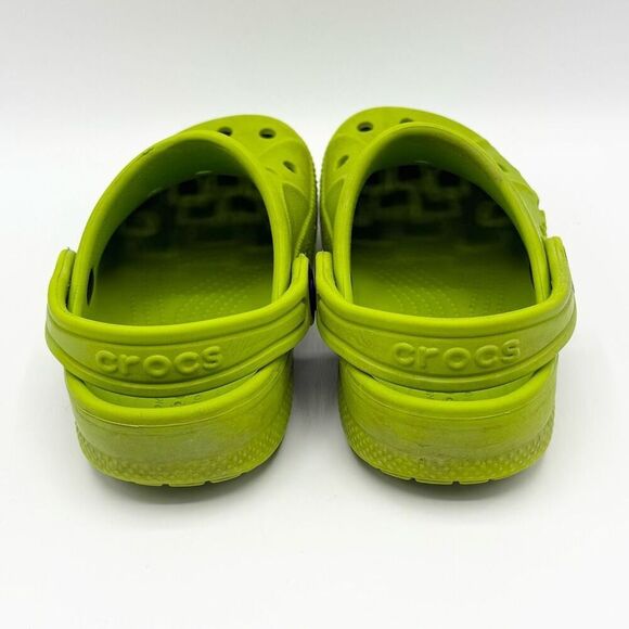 Crocs Classic Lime Green Sandals - Kids US C9 - Picture 5 of 12